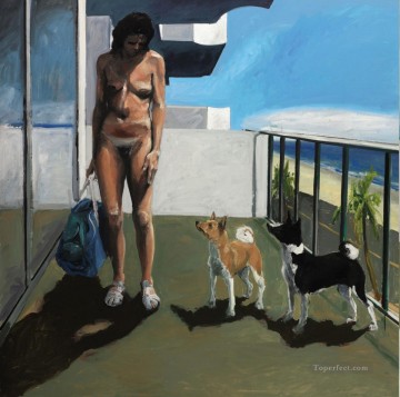 犬の日 Oil Paintings